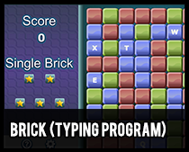 Brick (Typing Program)